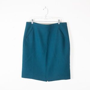 Loft stretch knit pencil skirt